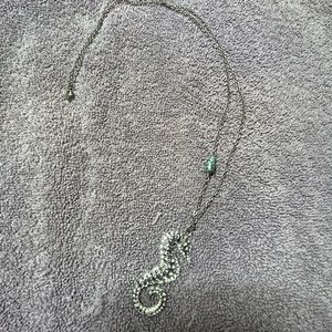 Seahorse silver necklace - BOGO 50% Off!